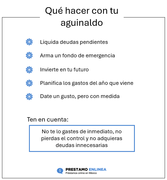Que hacer con tu aguinaldo
